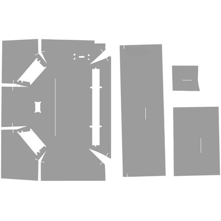 Aftermarket CA1600 New Cab Foam Kit Fits Case 1620 1640 1660 1680 1688 1800 1822 1844 2022 + CAG50-0002